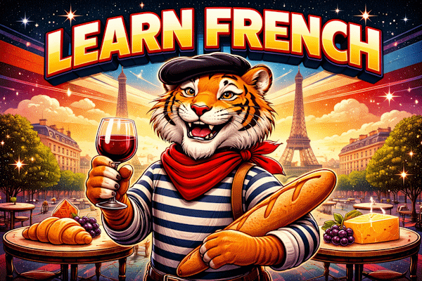 French Tiger - The free online French vocab test game - learn French the fun way and test your quick thinking skills