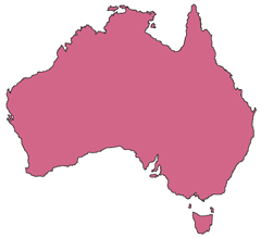 free Australia map