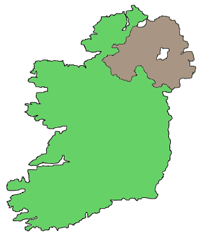 free Ireland map